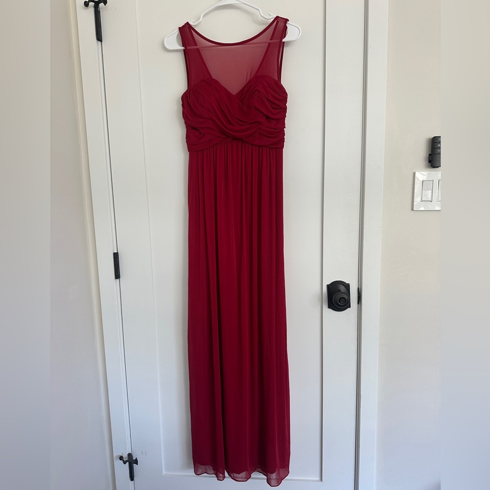 Elegant Red Cocktail Dress